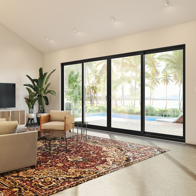 پنجره های جانبی آلومینیومی استاندارد UPVC استرالیا عایق صدا سفارشی شده است