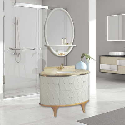 کابینت حمام گرد هتل Vanity با لوازم جانبی آینه