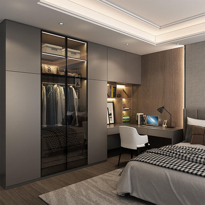 طرح های سفارشی کابینت کمد چوبی، کمد لباس ام دی اف ملامینه