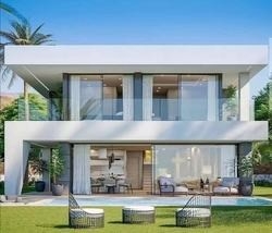 خانه پیش ساخته دو طبقه ویلای لوکس اسکلت سبک استیل طرح مدرن