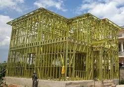 خانه پیش ساخته دو طبقه ویلای لوکس اسکلت سبک استیل طرح مدرن