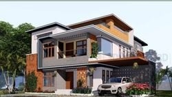 خانه پیش ساخته دو طبقه ویلای لوکس اسکلت سبک استیل طرح مدرن