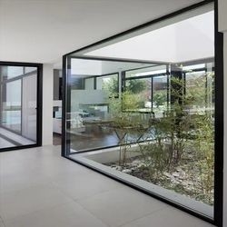 Superhosue Floor آلومینیومی پنجره ثابت شیشه ای بزرگ شیشه ای تصویری فوق العاده بزرگ