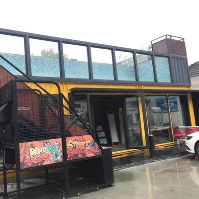قاب ساختاری فولادی بیرونی 20FT 40FT استخر شنا کنتینر از پیش ساخته شده