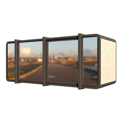 خانه کانتینری لوکس قابل تنظیم رنگ و شیشه قابل حمل 20FT 40FT پیش ساخته تخت بسته بندی با قیمت کارخانه