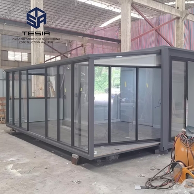 20FT خانه کانتینر پیش ساخته قابل گسترش خانه کانتینر تاشو