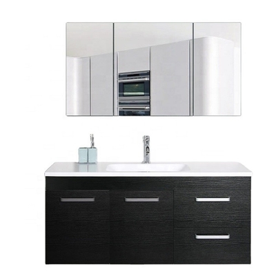 کابینت روشویی حمام هتل تخته سه لا 60*45*45 با کاستور