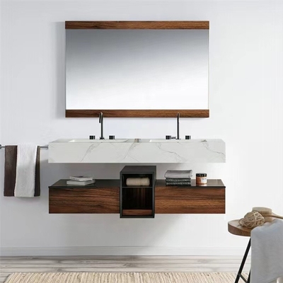کابینت آینه حمام ضدآب LED سفارشی روشویی دیواری مدرن ضد آب