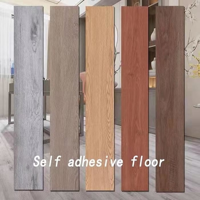 کفپوش 2.0 میلی متری پی وی سی چوبی خود چسبنده پوسته و کفپوش وینیل DIY DIY
