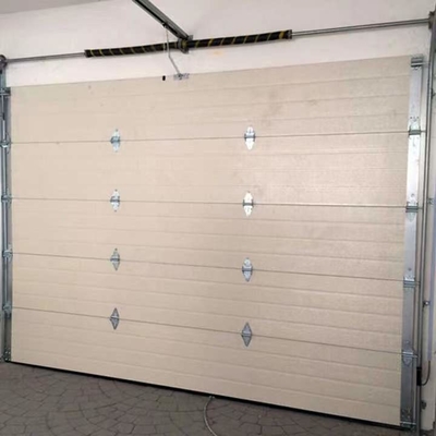 درب گاراژ رول آپ 16x7 سقفی افقی با پنل PU