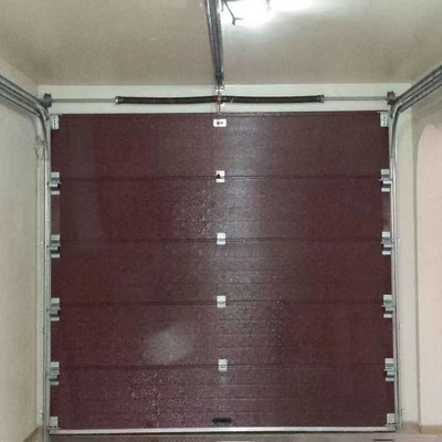 درب گاراژ رول آپ 16x7 سقفی افقی با پنل PU