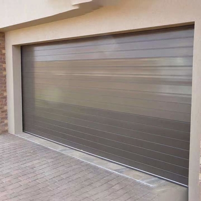 درب گاراژ رول آپ 16x7 سقفی افقی با پنل PU