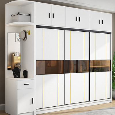 کمد سفارشی TESIA کابینت ذخیره سازی درب کشویی شیشه ای مبلمان اتاق خواب