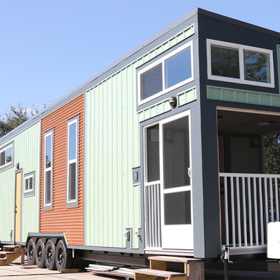 SGS BV Economical Prefabricated Modular Container Portable House on Wheels