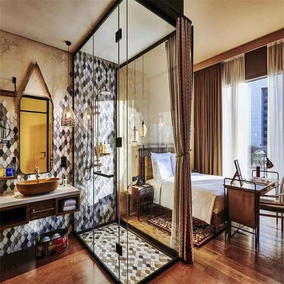 OEM High End Hotel Furniture Museum مبلمان اتاق خواب باستانی چوبی