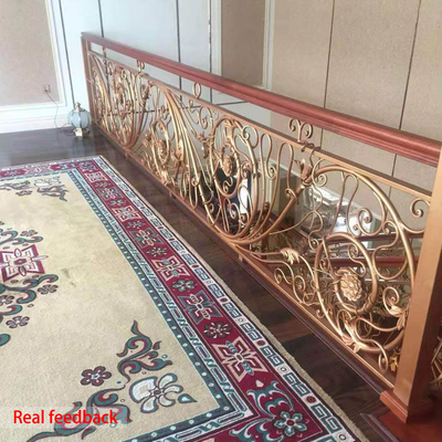 نرده راه پله داخلی باسکول Ringhiera Delle نرده پله آهنی فرفورژه ضد زنگ