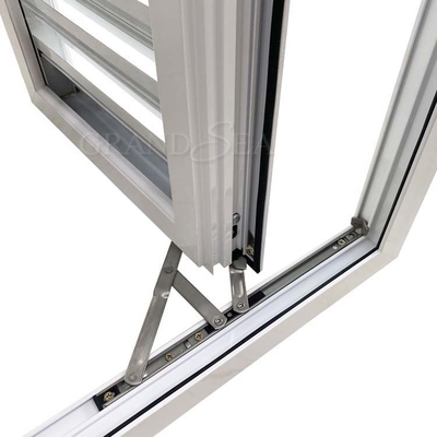 پنجره آنودایز آپارتمانی آلومینیومی Naco پنجره های لوور PVC UPVC