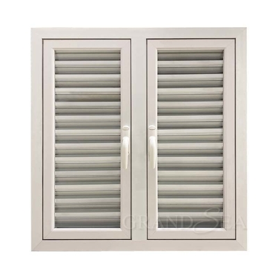 پنجره آنودایز آپارتمانی آلومینیومی Naco پنجره های لوور PVC UPVC