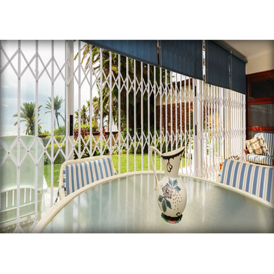 پنجره های قاب آلومینیومی ویلایی Concertina Grille با دوام با میله های سارق
