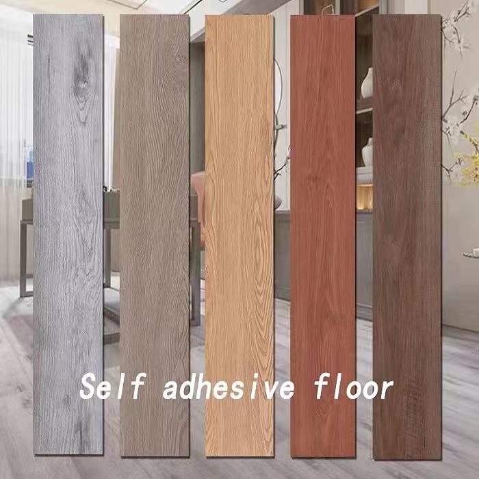 کفپوش 2.0 میلی متری پی وی سی چوبی خود چسبنده پوسته و کفپوش وینیل DIY DIY