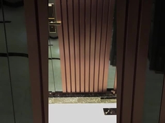 درب های چوبی فولادی امنیتی مدرن فلزی تخت خارجی درب ترکی