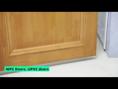 جدیدترین طراحی درب چوبی درب چوبی اتاق داخلی داخلی خانه جلوی چوب ساج تخته سه لا