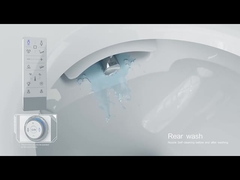 نصب آسان لوازم بهداشتی کاسه چارپایه بسته توالت گرمایشی